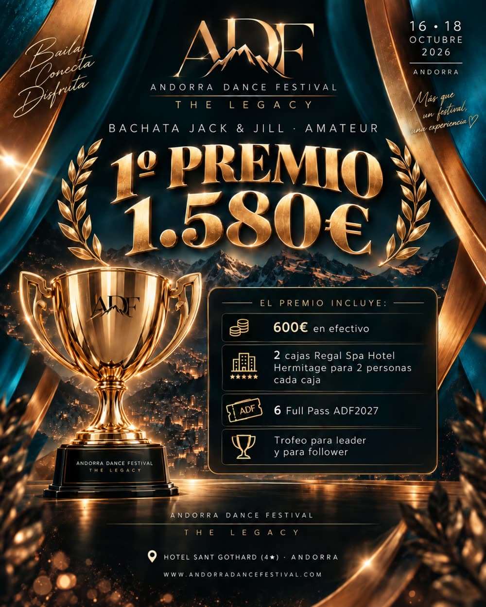 1er premio Jack & Jill Bachata — 1.580 €